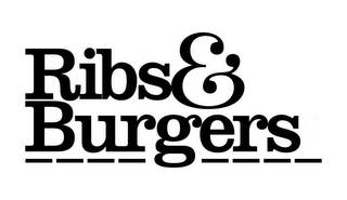 RIBS & BURGERS logo