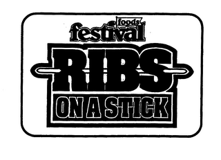RIBS ON A STICK FOODS FESTIVAL logo