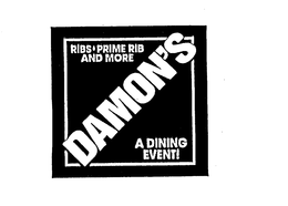 RIBS PRIME RIB AND MORE DAMON'S A DINING EVENT! logo