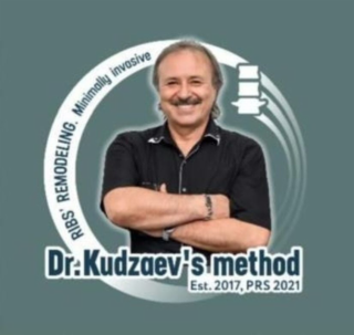 RIBS’ REMODELING. MINIMALLY INVASIVE, DR. KUDZAEV’S METHOD, EST. 2017, PRS 2021 logo