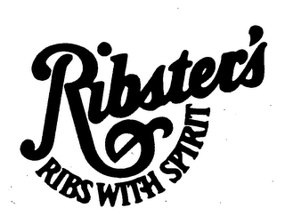 RIBSTER'S RIBS WITH SPIRIT logo