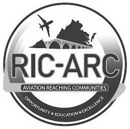 RIC-ARC AVIATION REACHING COMMUNITIES OPPORTUNITY · EDUCATION · EXCELLENCE logo
