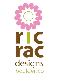 RIC RAC DESIGNS BOULDER, CO logo