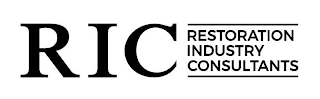 RIC RESTORATION INDUSTRY CONSULTANTS logo