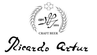 RICARDO ARTUR ESTD 2018 CRAFT BEER logo
