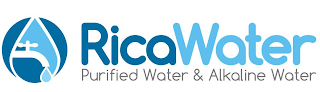RICAWATER PURIFIED WATER & ALKALINE WATER logo