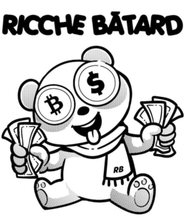 RICCHE BÂTARD $ RB logo