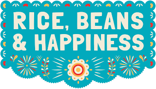 RICE, BEANS & HAPPINESS logo