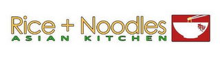 RICE + NOODLES ASIAN KITCHEN logo