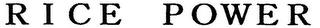 RICE POWER logo