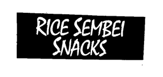 RICE SEMBEI SNACKS logo