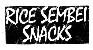 RICE SEMBEI SNACKS logo