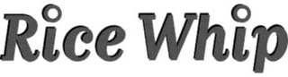 RICE WHIP logo