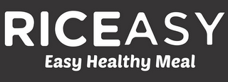 RICEASY EASY HEALTHY MEAL logo