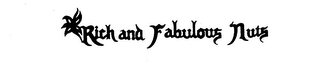 RICH AND FABULOUS NUTS logo