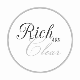 RICH & CLEAR logo