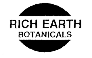 RICH EARTH BOTANICALS logo