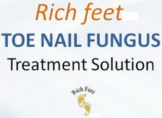 RICH FEET TOENAIL FUNGUS TREATMENT SOLUTION RICH FEET logo