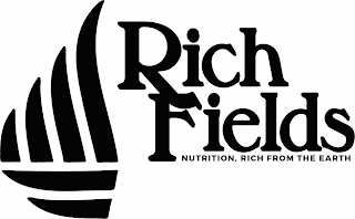 RICH FIELDS NUTRITION, RICH FROM THE EARTH logo