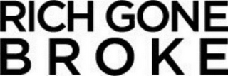 RICH GONE BROKE logo