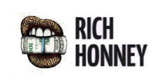 RICH HONNEY 100 RICH HONNEY 0 811118 A 100 RED DOLLAR logo