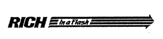 RICH IN A FLASH logo
