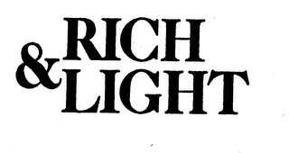 RICH & LIGHT logo