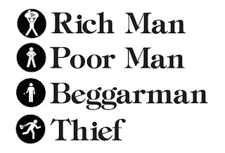 RICH MAN POOR MAN BEGGARMAN THIEF logo