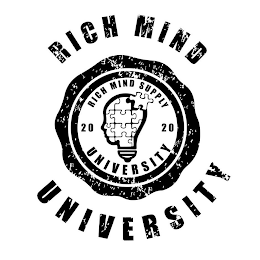 RICH MIND SUPPLY UNIVERSITY 2020 RICH MIND UNIVERSITY logo