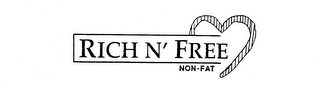 RICH N' FREE NON-FAT logo