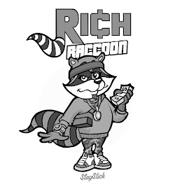 RICH RACCOON STAY SLICK logo