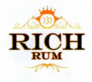 RICH RUM 333 logo