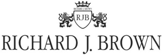 RICHARD J. BROWN RJB RICHARD J. BROWN logo