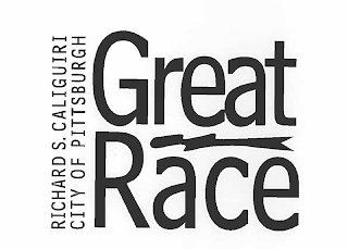 RICHARD S. CALIGUIRI CITY OF PITTSBURGH GREAT RACE logo