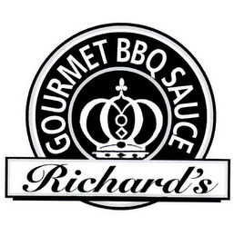 RICHARD'S GOURMET BBQ SAUCE logo