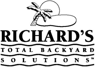 RICHARD'S TOTAL BACKYARD SOLUTIONS logo