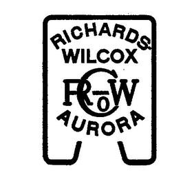 RICHARDS WILCOX AURORA CO. R W CO. logo