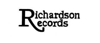 RICHARDSON RECORDS logo