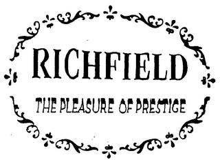 RICHFIELD THE PLEASURE OF PRESTIGE logo