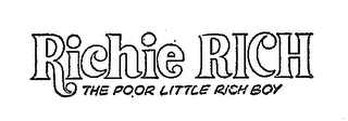 RICHIE RICH THE POOR LITTLE RICH BOY logo