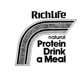 RICHLIFE NATURAL PROTEIN DRINK A MEAL logo