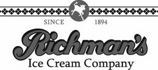 RICHMAN'S ICE CREAM COMPANY SINCE 1894 logo