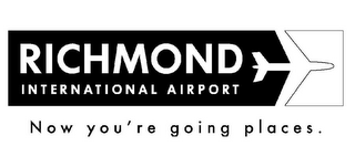 RICHMOND INTERNATIONAL AIRPORT NOW YOU'RE GOING PLACES. logo