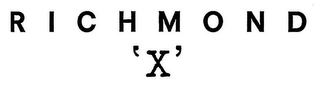 RICHMOND 'X' logo