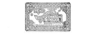 RICH'S CRYSTALLIZED CANTON GINGER. 1LB. NET WEIGHT INGREDIENTS| SUGAR, GINGER AND WATER EC. RICH, A DIVISION OF J. LYONS & CO., LTD., INC., JERSEY CITY, N.J. logo