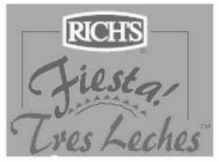 RICH'S FIESTA! TRES LECHES logo