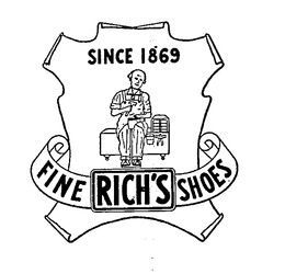 RICH'S FINE SHOES SINCE 1869 logo