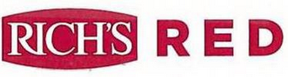 RICH'S RED logo