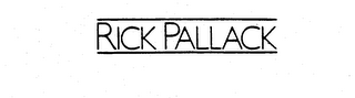 RICK PALLACK logo