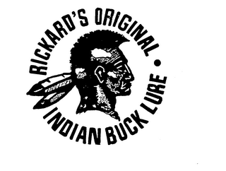 RICKARD'S ORIGINAL INDIAN BUCK LURE logo